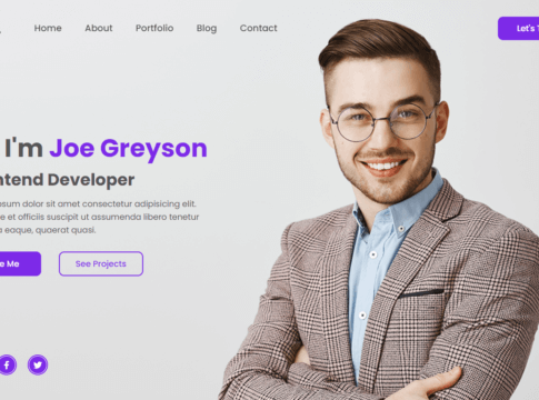 教你用HTML/CSS快速开发简洁优雅的个人介绍网页