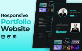 优雅的响应式在线简历模板